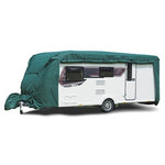 Caravan cover max (medium , 420 - 510 cm) green