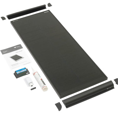 100wp MHD Rigid Panel Roof Kit (Aero Brackets) 10ah PWM