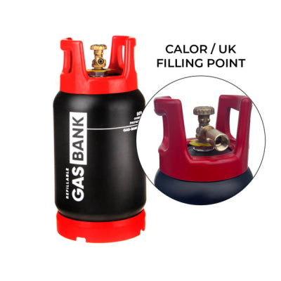 Gas Bank Slim Single Valve 5kg Refillable Gas Cylinder