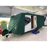 Caravan cover max (large , 510 - 570 cm) green