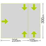 Quest Falcon 300 Air drive away awning (low) T5 T6