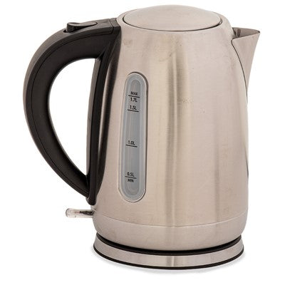 Rocket low wattage polished stainless steel kettle (1.7L) Camping Caravan Motorhome