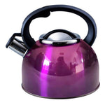 Liberty Purple 2.5 Litre Whistling Kettle Camping Caravan Motorhome