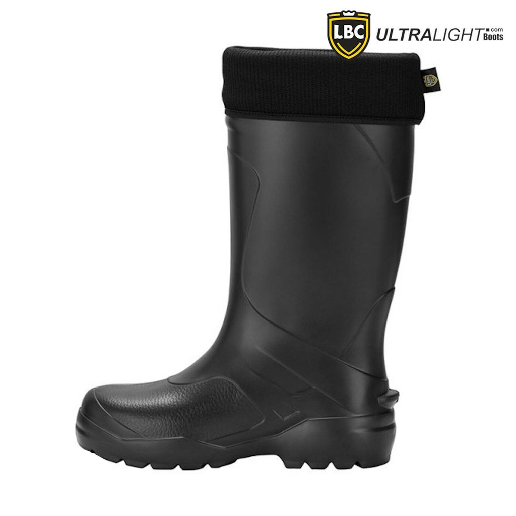 Leon Boots LBC Ultralight Explorer Black Thermal Lined Wellington Boot ...